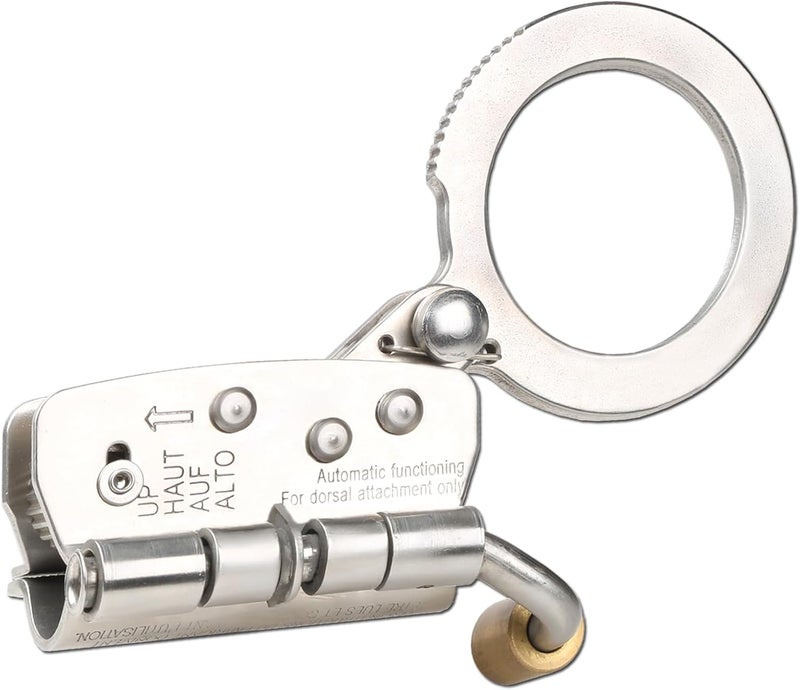 FHFallArrest Stainless Steel Anti Panic Trailing Rope Grab, for 5/8" Rope Diameter Fall Protection - Image 1